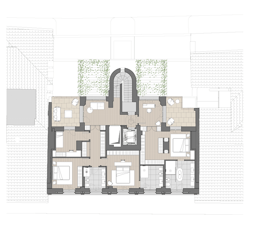 Planimetria Penthouse